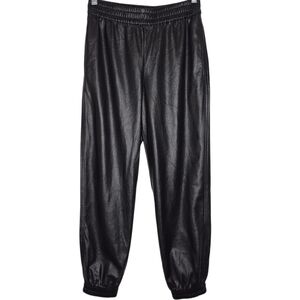 Babaton Faux Leather Jogger Size XS